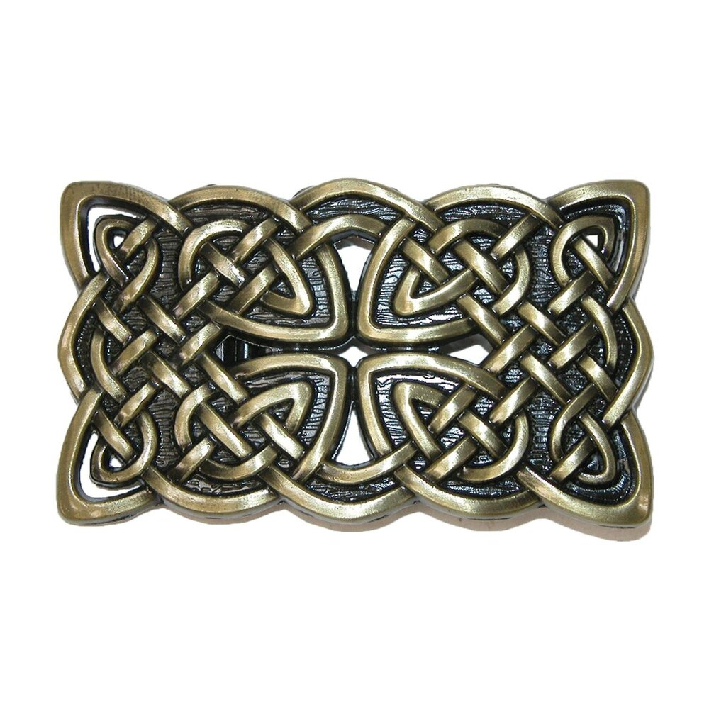 8329 Celtic Knot Belt Buckle, Bronze